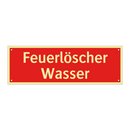 Feuerlöscher Wasser