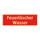 Feuerlöscher Wasser
