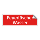 Feuerlöscher Wasser