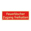Feuerlöscher Zugang freihalten