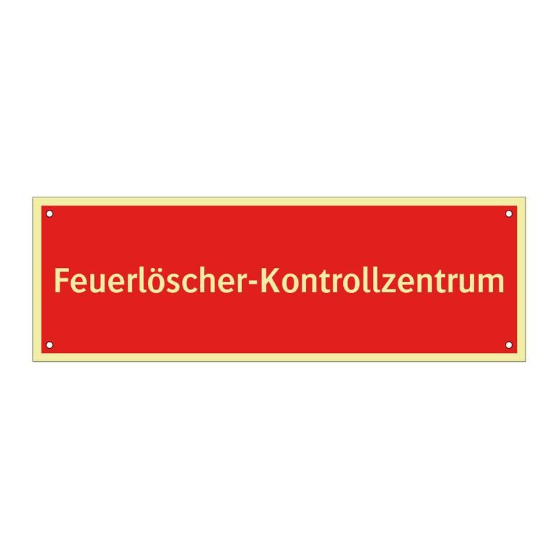 Feuerlöscher-Kontrollzentrum