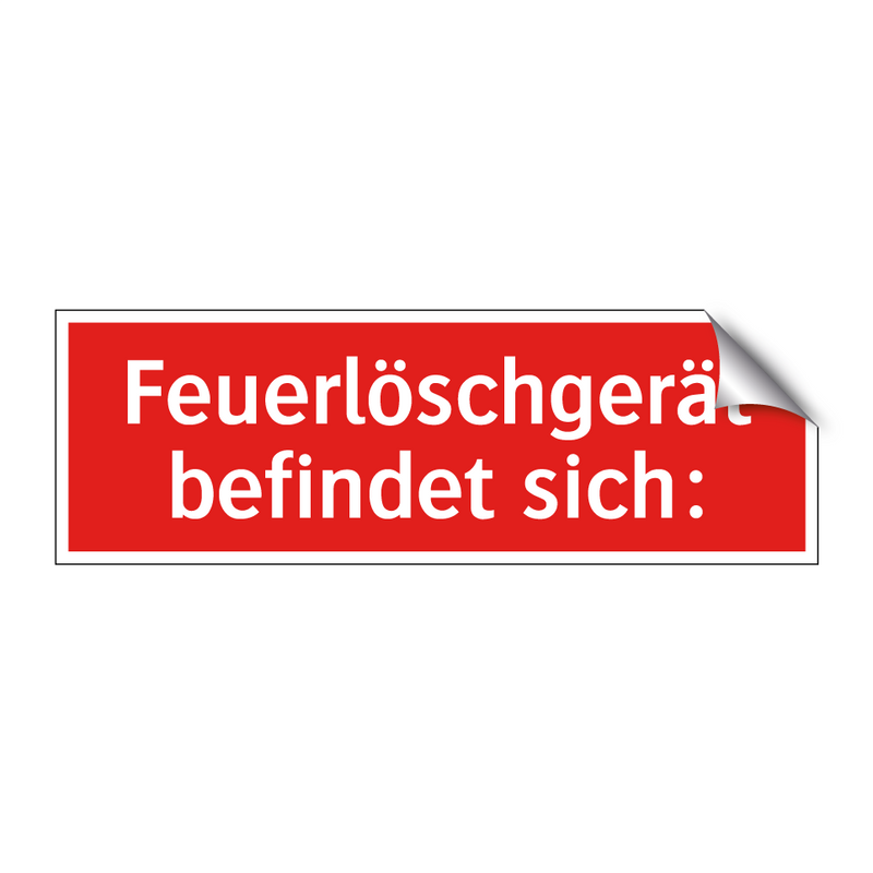 Feuerlöschgerät befindet sich: