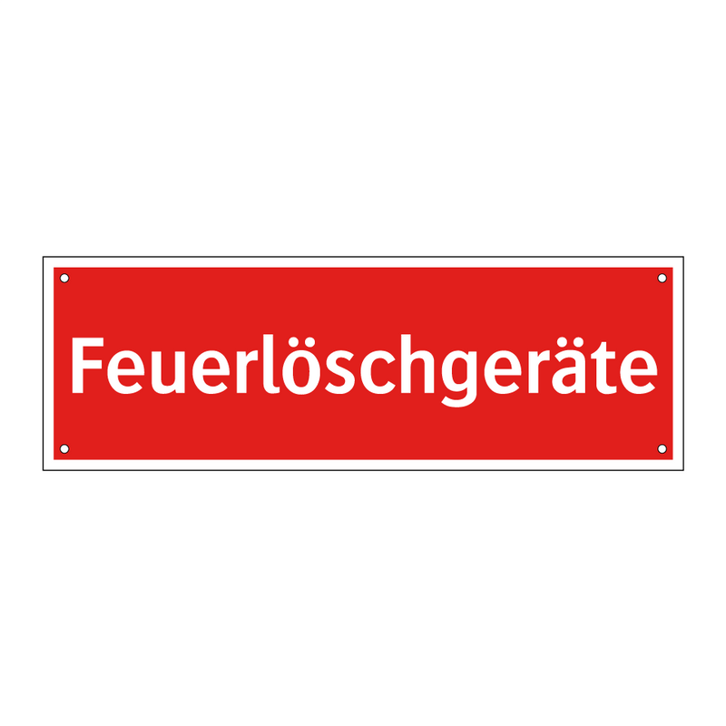 Feuerlöschgeräte