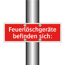 Feuerlöschgeräte befinden sich: