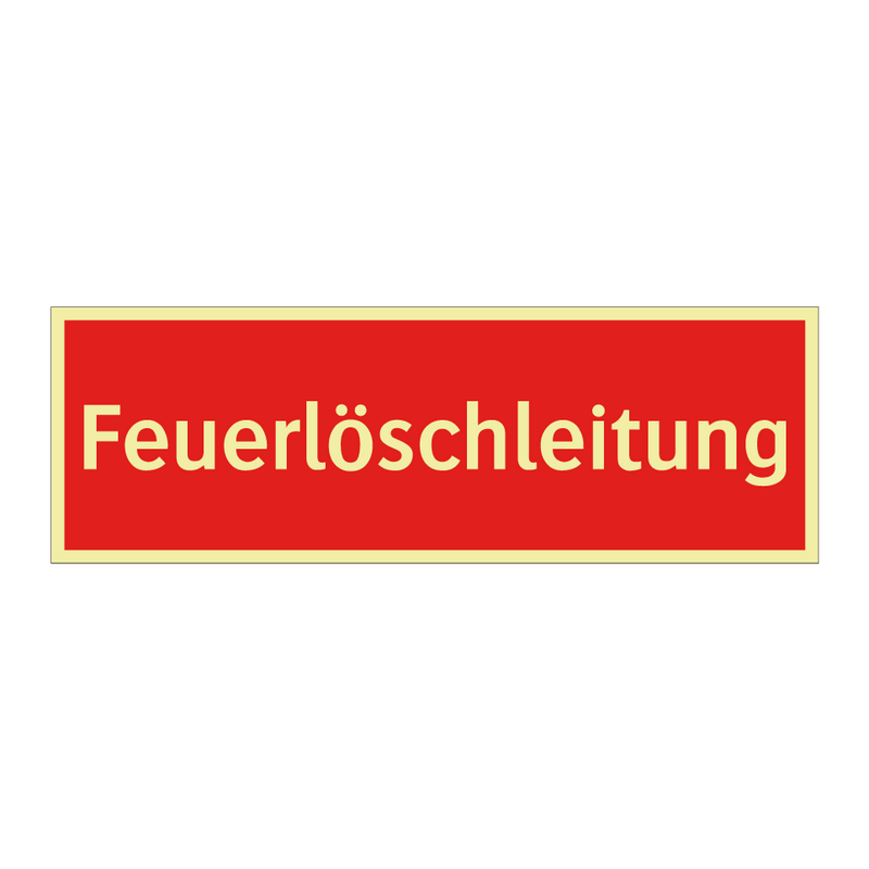 Feuerlöschleitung