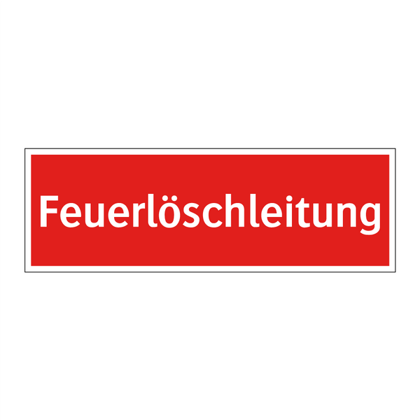 Feuerlöschleitung