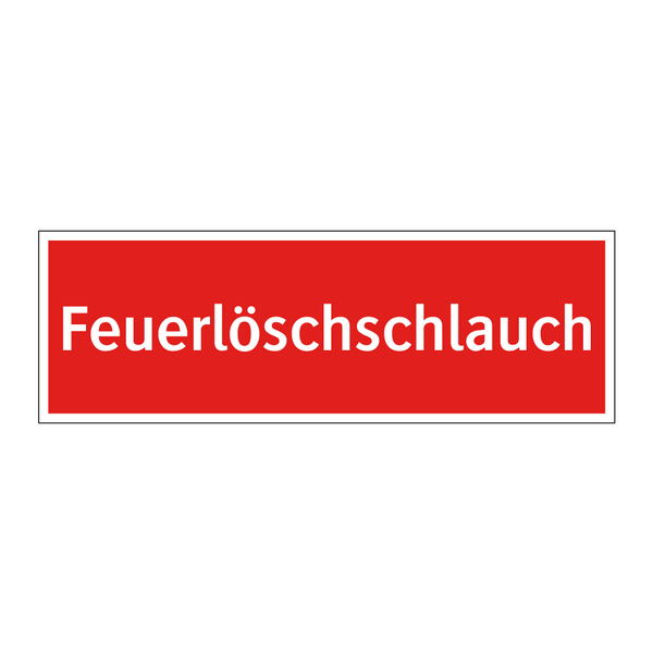 Feuerlöschschlauch