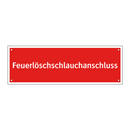 Feuerlöschschlauchanschluss