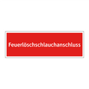 Feuerlöschschlauchanschluss