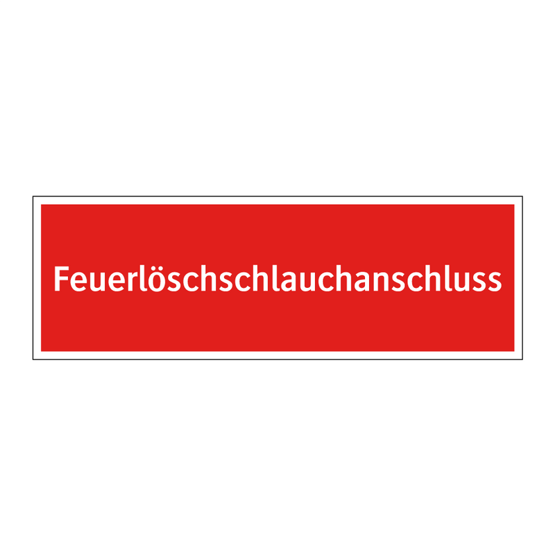 Feuerlöschschlauchanschluss