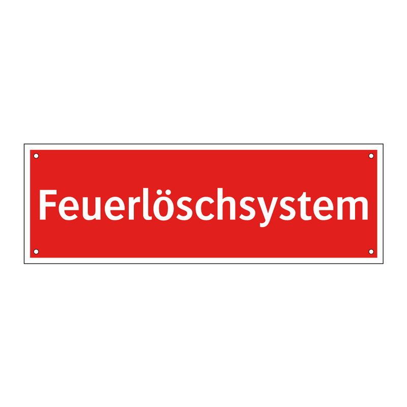 Feuerlöschsystem