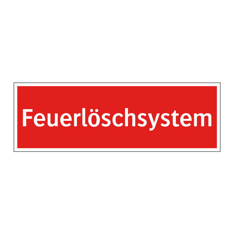 Feuerlöschsystem