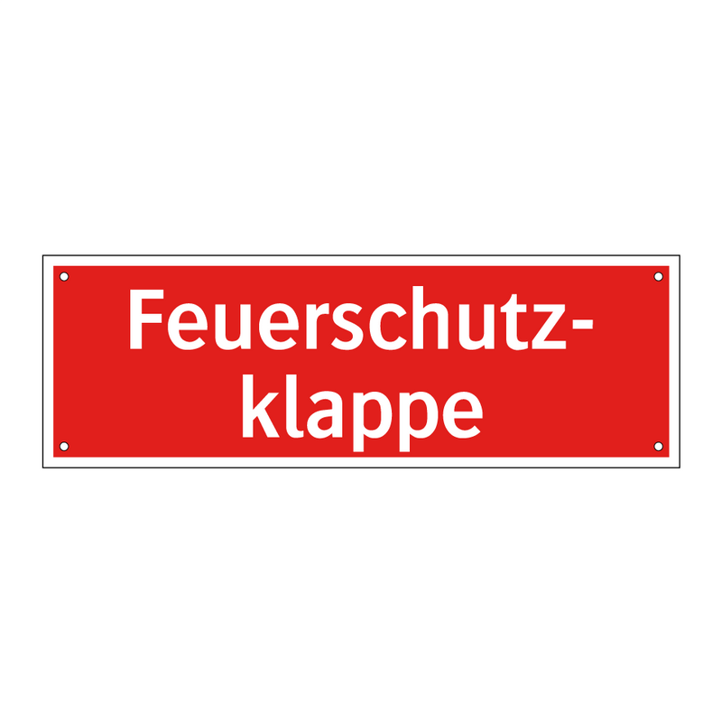 Feuerschutz- klappe