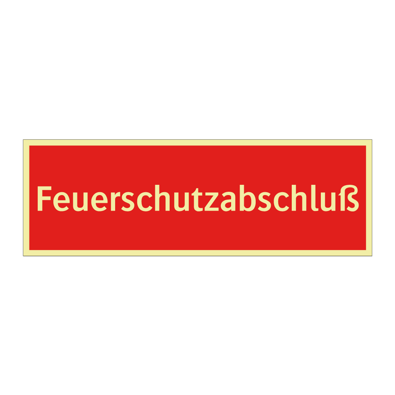 Feuerschutzabschluß