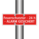 Feuerschutztür - 24 h - ALARM GESICHERT