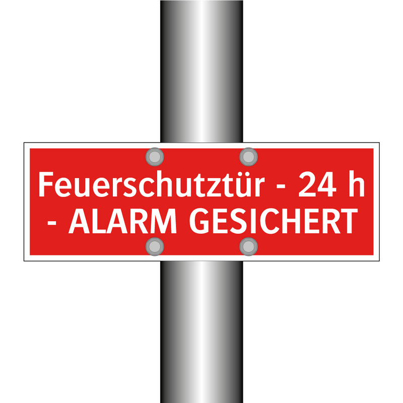 Feuerschutztür - 24 h - ALARM GESICHERT