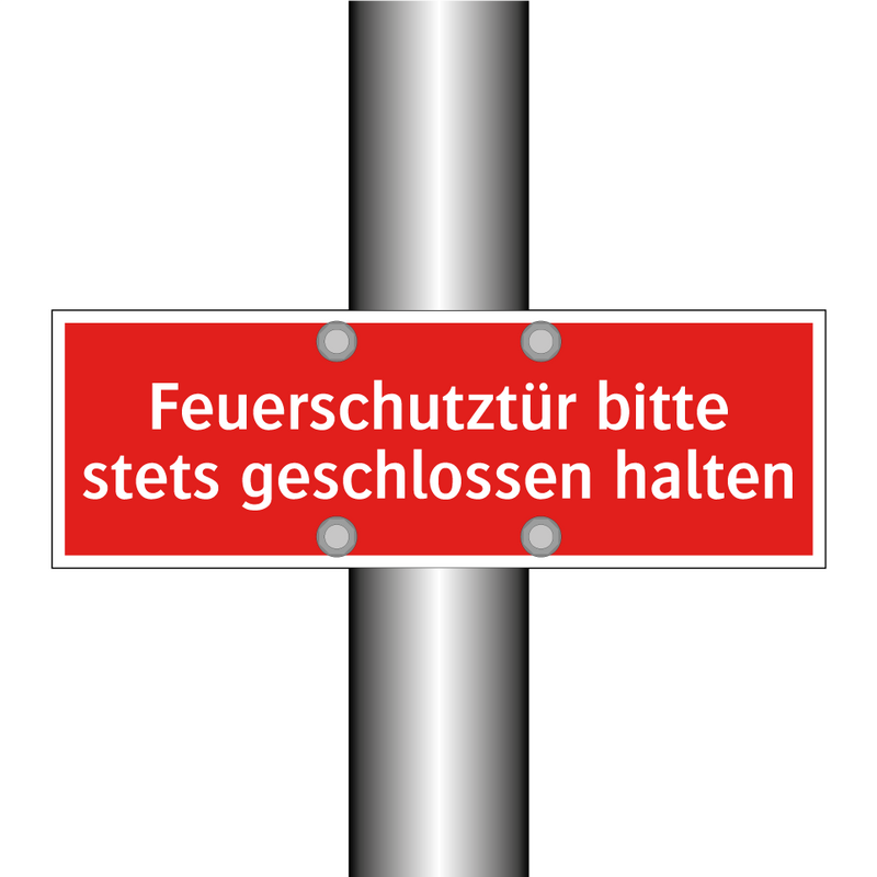 Feuerschutztür bitte stets geschlossen halten