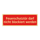 Feuerschutztür darf nicht blockiert werden