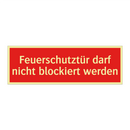 Feuerschutztür darf nicht blockiert werden