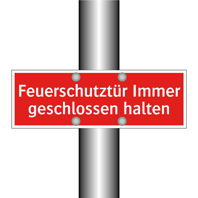 Feuerschutztür Immer geschlossen halten