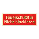 Feuerschutztür Nicht blockieren