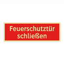 Feuerschutztür schließen