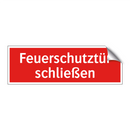 Feuerschutztür schließen