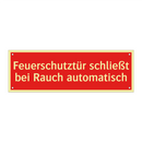 Feuerschutztür schließt bei Rauch automatisch