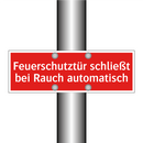 Feuerschutztür schließt bei Rauch automatisch