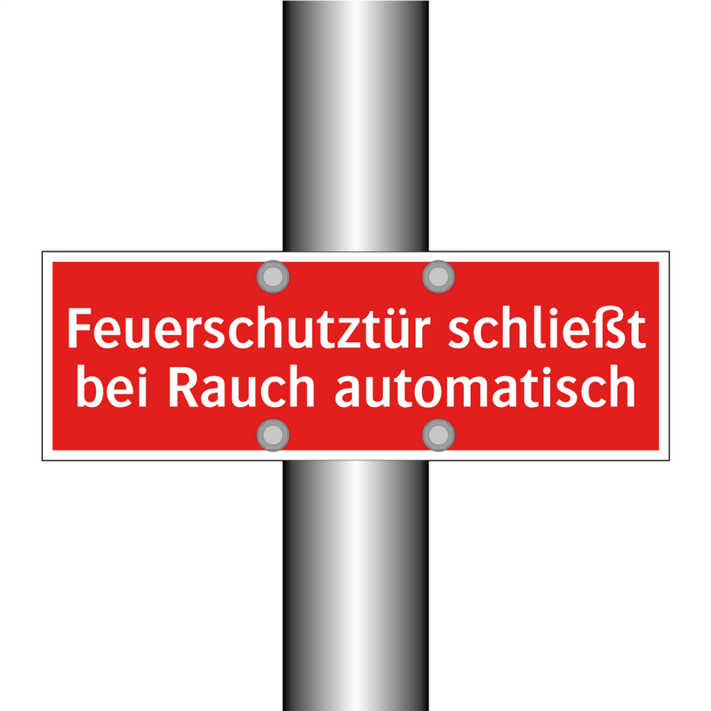 Feuerschutztür schließt bei Rauch automatisch