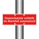 Feuerschutztür schließt im Alarmfall automatisch