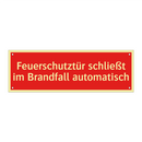 Feuerschutztür schließt im Brandfall automatisch