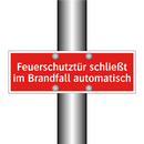 Feuerschutztür schließt im Brandfall automatisch