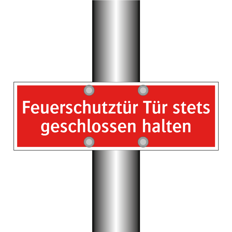 Feuerschutztür Tür stets geschlossen halten