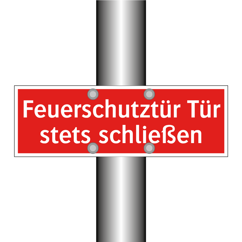 Feuerschutztür Tür stets schließen
