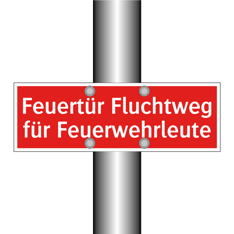 Feuertür Fluchtweg für Feuerwehrleute