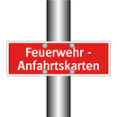 Feuerwehr - Anfahrtskarten