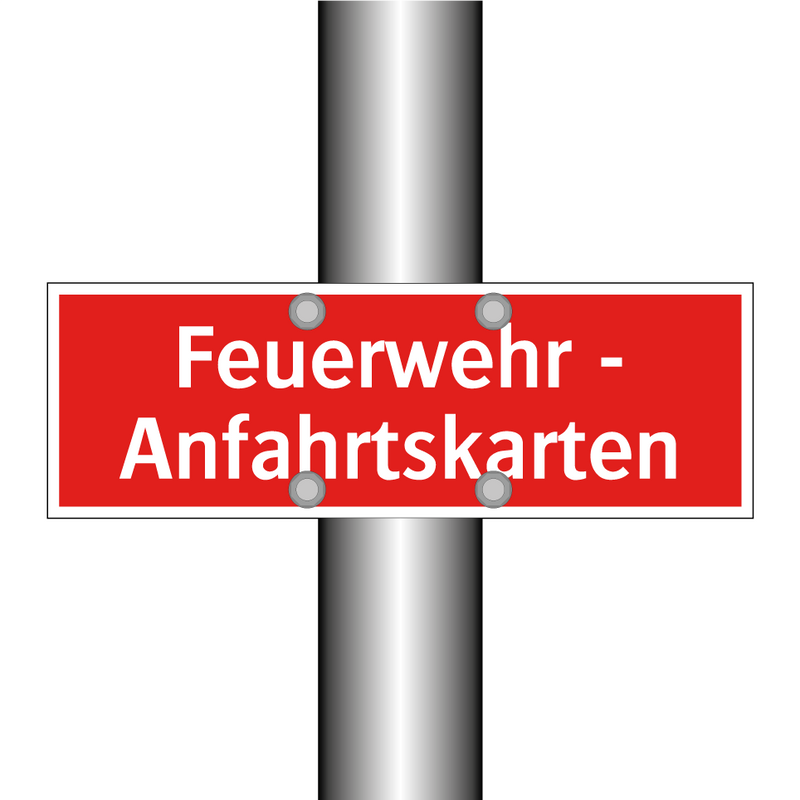 Feuerwehr - Anfahrtskarten