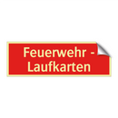 Feuerwehr - Laufkarten