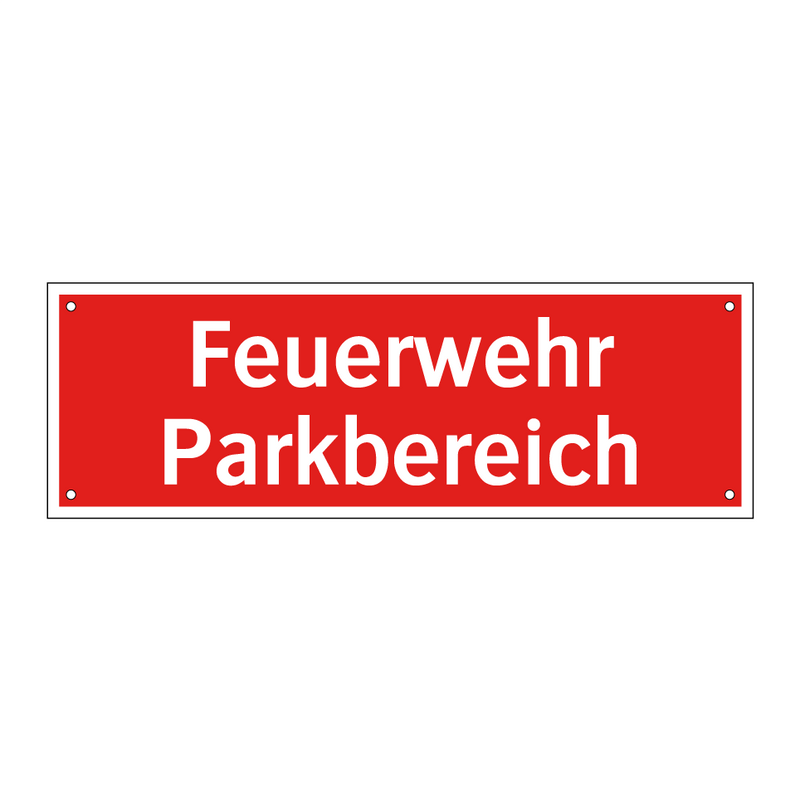 Feuerwehr Parkbereich