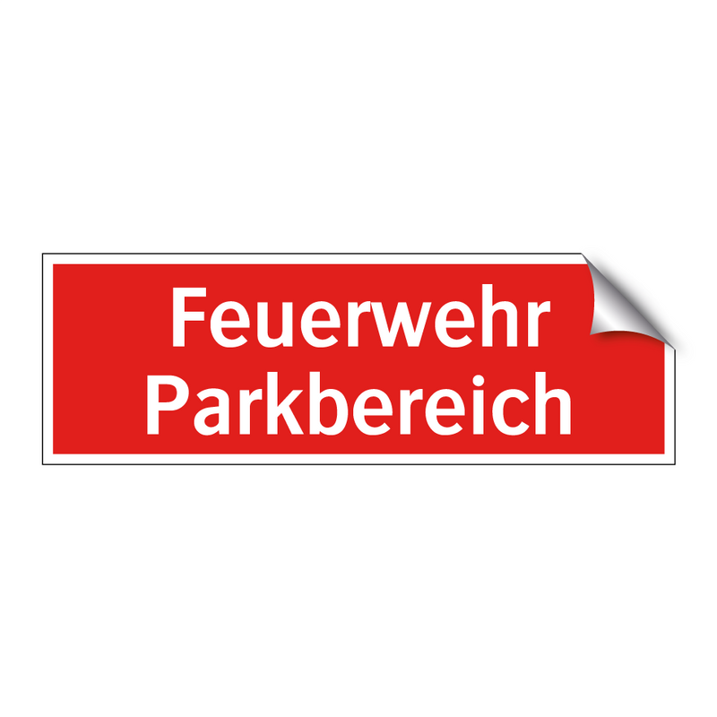 Feuerwehr Parkbereich