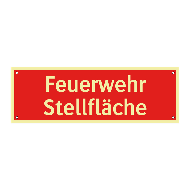 Feuerwehr Stellfläche