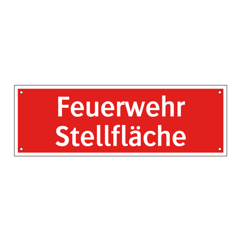 Feuerwehr Stellfläche