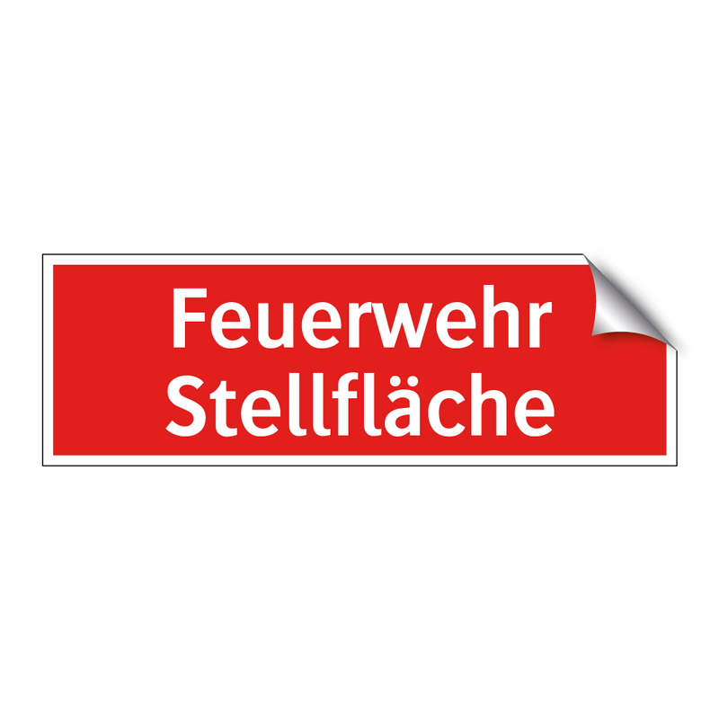 Feuerwehr Stellfläche