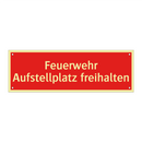 Feuerwehr Aufstellplatz freihalten