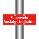 Feuerwehr Ausfahrt freihalten