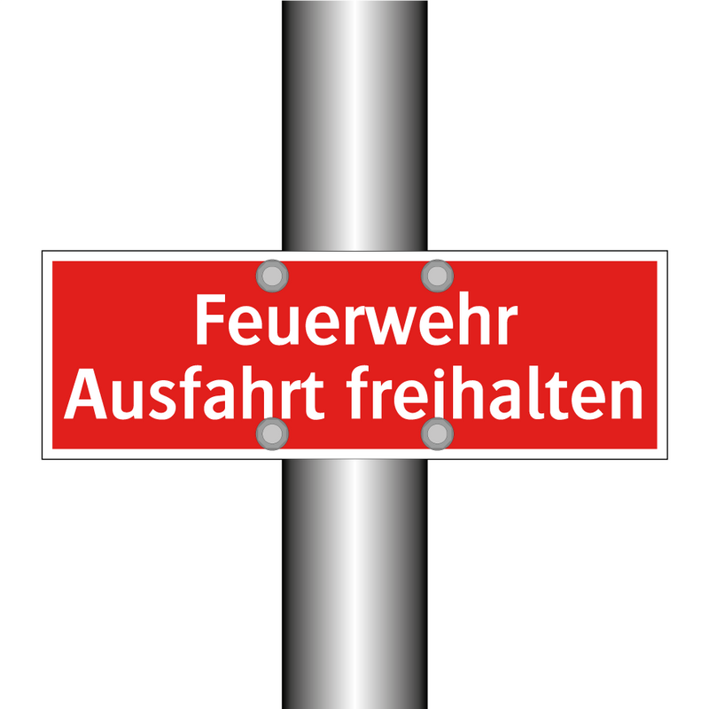 Feuerwehr Ausfahrt freihalten