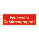 Feuerwehr Gefahrengruppe I