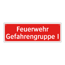 Feuerwehr Gefahrengruppe I