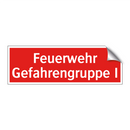Feuerwehr Gefahrengruppe I